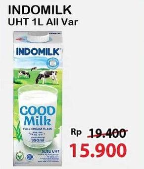 Promo Harga Indomilk Susu UHT All Variants 950 ml - Alfamart