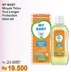 Promo Harga MY BABY Minyak Telon Plus Longer Protection 60 ml - Indomaret