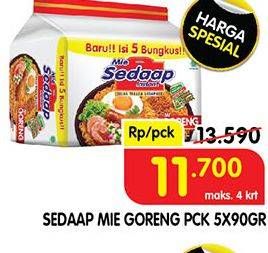 Promo Harga SEDAAP Mie Goreng Original 90 gr - Superindo