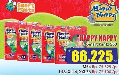 Promo Harga Happy Nappy Smart Pantz Diaper L48, XL44, XXL36  - Hari Hari