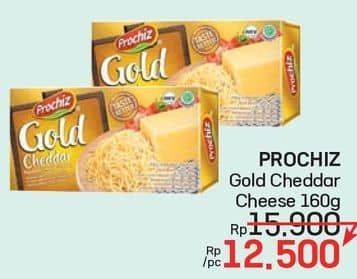 Promo Harga Prochiz Gold Cheddar 160 gr - LotteMart