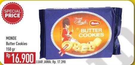 Promo Harga MONDE Butter Cookies 150 gr - Hypermart