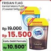 Promo Harga Frisian Flag Susu Kental Manis Cokelat, Putih 545 gr - Indomaret