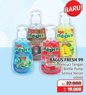Promo Harga BAGUS Hand Wash All Variants 400 ml - Lotte Grosir