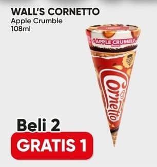 Promo Harga Walls Cornetto Apple Crumble 108 ml - Alfamart