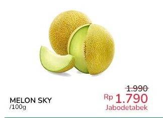Promo Harga Melon Sky per 100 gr - Indomaret