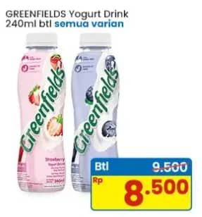 Promo Harga Greenfields Yogurt Drink All Variants 250 ml - Indomaret
