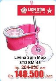 Promo Harga Lion Star Livina Spin Mop BM-45  - Hari Hari