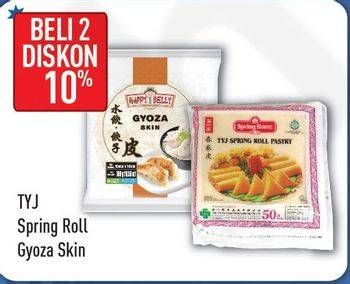 Promo Harga TYJ Spring Roll Pastry per 2 pouch - Hypermart