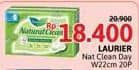 Promo Harga Laurier Natural Clean Wing 22cm 20 pcs - Alfamidi