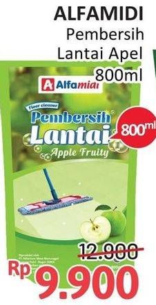 Promo Harga ALFAMIDI Pembersih Lantai Apple Fruity 800 ml - Alfamidi