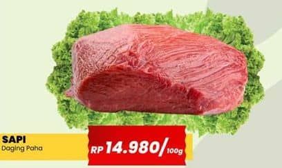 Promo Harga Daging Paha Sapi per 100 gr - Yogya