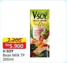 Promo Harga V-SOY Soya Bean Milk 200 ml - Alfamart