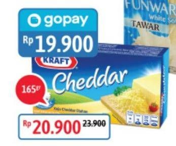 Promo Harga KRAFT Cheese Cheddar 165 gr - Alfamidi