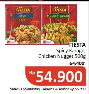 Promo Harga Fiesta Spicy Karage/Chicken Nugget  - Alfamidi
