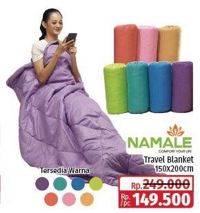 Promo Harga Namale Travel Blanket 150x200cm  - Lotte Grosir