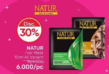 Promo Harga NATUR Hair Mask All Variants 15 ml - Guardian