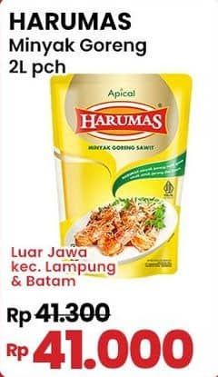 Promo Harga Harumas Minyak Goreng 2000 ml - Indomaret