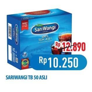Promo Harga Sariwangi Teh Asli 92 gr - Hypermart