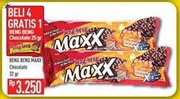 Promo Harga BENG-BENG Wafer Chocolate Maxx 22 gr - Hypermart