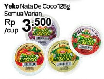 Promo Harga YEKO Nata De Coco All Variants 125 gr - Carrefour
