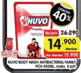 Promo Harga Nuvo Body Wash 450 ml - Superindo