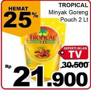 Promo Harga TROPICAL Minyak Goreng 2 ltr - Giant