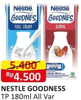 Promo Harga Nestle Goodnes UHT All Variants 180 ml - Alfamart