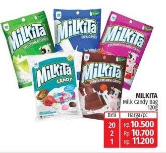 Promo Harga Milkita Milkshake Candy 120 gr - Lotte Grosir