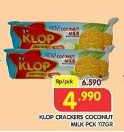Promo Harga KLOP Crackers 117 gr - Superindo