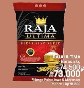 Promo Harga Raja Ultima Beras Slyp Super 5000 gr - LotteMart