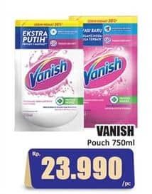 Promo Harga Vanish Penghilang Noda Cair Pink, Putih 750 ml - Hari Hari