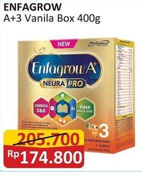 Promo Harga Enfagrow A+3 Susu Bubuk Vanilla 400 gr - Alfamart