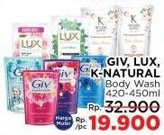 Promo Harga GIV/LUX/K Natural White Bod Wash  - LotteMart