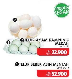 Promo Harga Telur Ayam Kampung Merah 6 pcs - Lotte Grosir