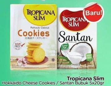 Promo Harga Tropicana Slim Hokkaido Cheese Cookies/Santan Bubuk  - TIP TOP