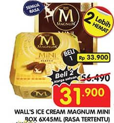 Promo Harga Walls Magnum Mini All Variants per 6 pcs 45 ml - Superindo