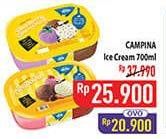 Promo Harga Campina Ice Cream 700 ml - Hypermart