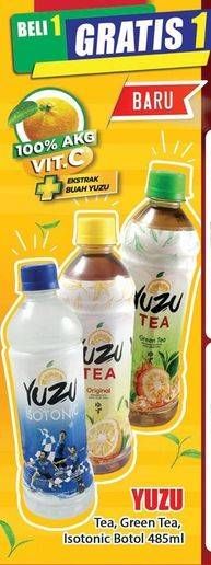 Promo Harga YUZU Tea  / Isotonik 485 ml - Hari Hari