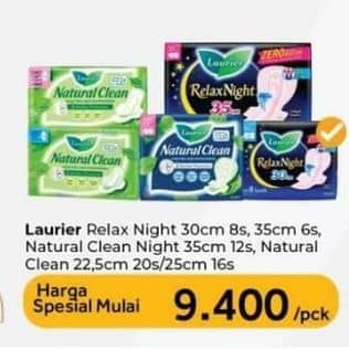 Promo Harga Laurier Relax Night/Natural Clean  - Carrefour