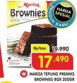 Promo Harga Mariza Tepung Premiks Brownies 200 gr - Superindo