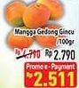 Promo Harga Mangga Gedong Gincu per 100 gr - Hypermart