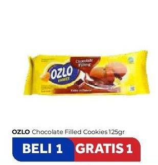 Promo Harga OZLO Chocolate Cookies Filling 125 gr - Carrefour