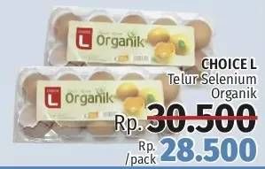 Promo Harga Choice L Telur Organik Selenium  - LotteMart