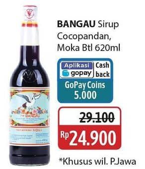 Promo Harga Cap Bangau Syrup Cocopandan, Moka 620 ml - Alfamidi