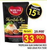 Promo Harga Tropicana Slim Shirataki Rice Rasa Nasi Uduk 72 gr - Superindo