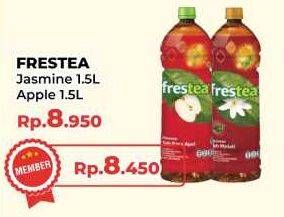Promo Harga Frestea Minuman Teh Jasmine, Original, Apple 1500 ml - Yogya