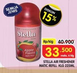 Promo Harga Stella Matic Refill All Variants 225 ml - Superindo