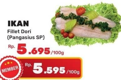 Promo Harga Fillet Ikan Dori per 100 gr - Yogya