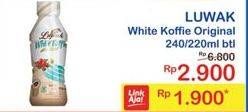Promo Harga White Koffie RTD 240/220ml  - Indomaret